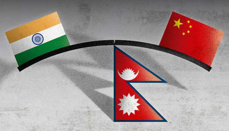 China, Nepal and India