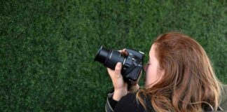 Photography, Camera, Girl, Model, Photoshoot, Wall, Green