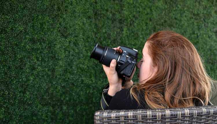 Photography, Camera, Girl, Model, Photoshoot, Wall, Green