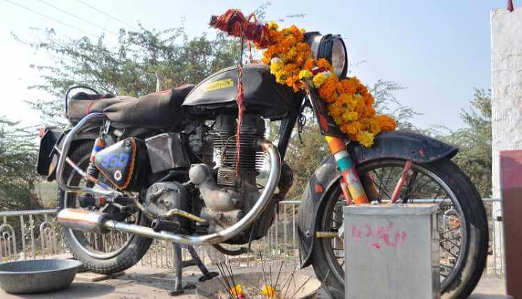 The Bullet Baba Temple, Bandai, Rajasthan