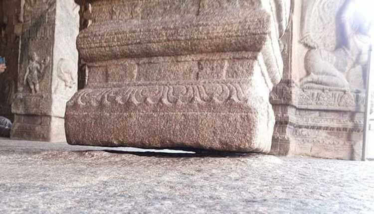 The Hanging Pillar In Andhra Pradesh