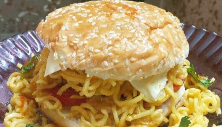 Maggi Veg Patty Burger