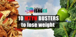 10 Mtyh Busters To Lose Weight