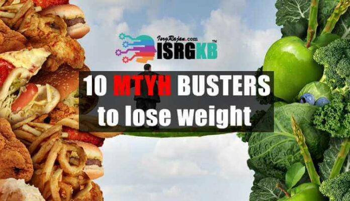 10 Mtyh Busters To Lose Weight