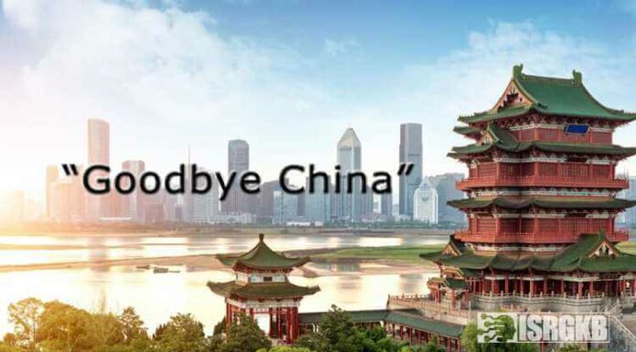 Goodbye China, Slogan, Economy, Covid 19