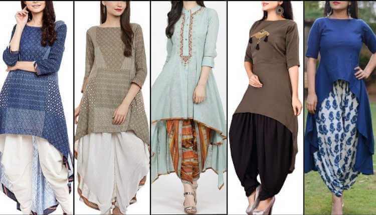 Short Kurti With Dhoti Pants