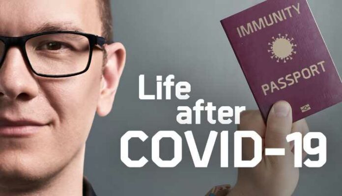 The image says Life after COVID