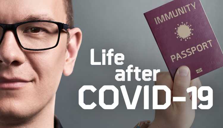 The image says Life after COVID