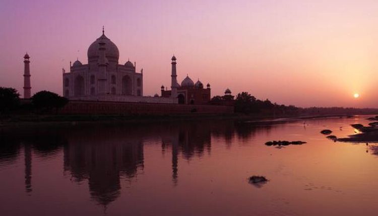 Taj Mahal Shadow In Night, Black Taj Mahal