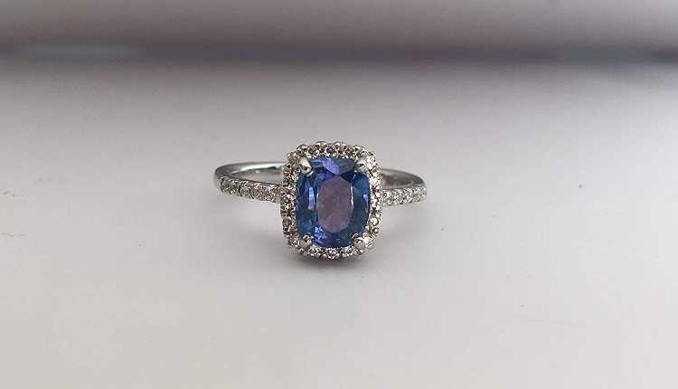 Saturn, Shani, Blue Sapphire Ring