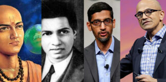 Aryabhatta, Satya Nadella, Sr Ramanujan, Sundar Pichai