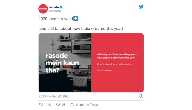 Zomato, Meme, Advertising