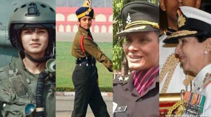 Women In Defence Forces Of India