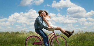 Love, Romance, Couple On Bike, Cycle