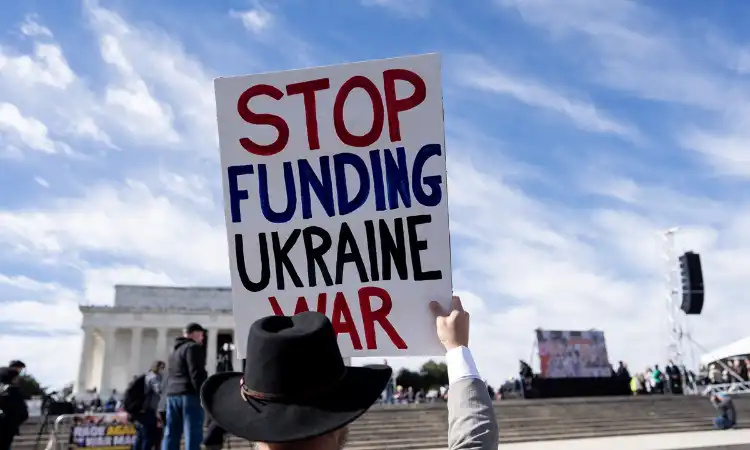 Stop Funding Ukraine War Placard