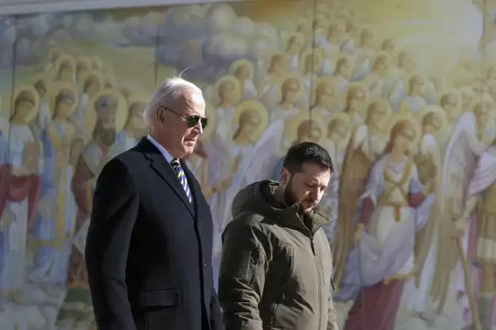 President Joe Biden And Zelensky