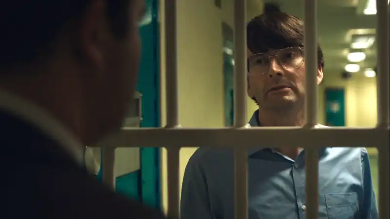 David Tennant delivers a haunting performance as the notorious serial killer Dennis Nilsen in the chilling crime drama Des.