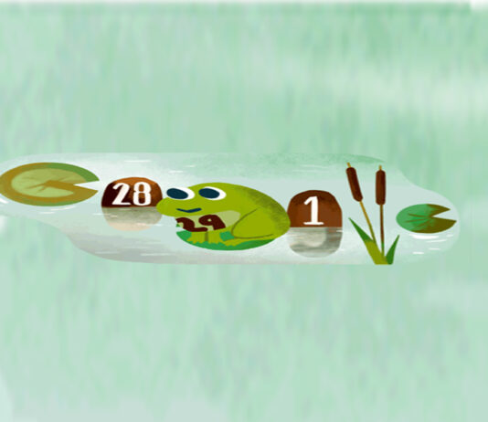 Google Doodle Leap Day