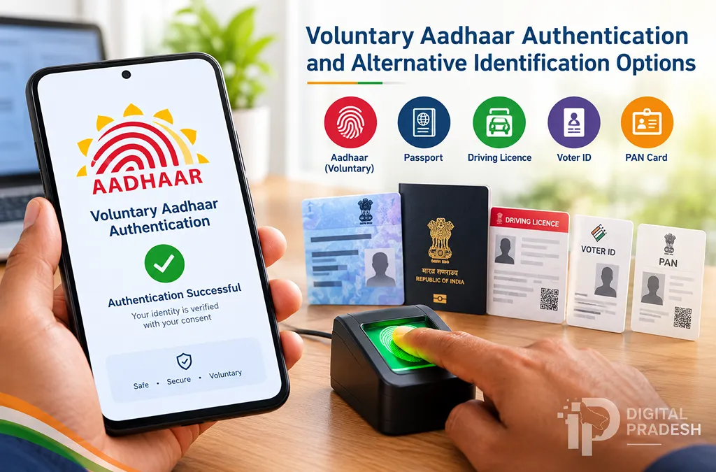 Aadhaar authentication and alternative identification options
