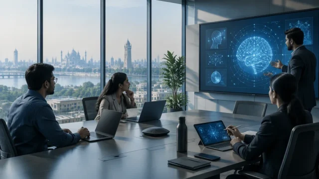 HCLTech and Anthropic logos symbolizing their new partnership for AI solutions.