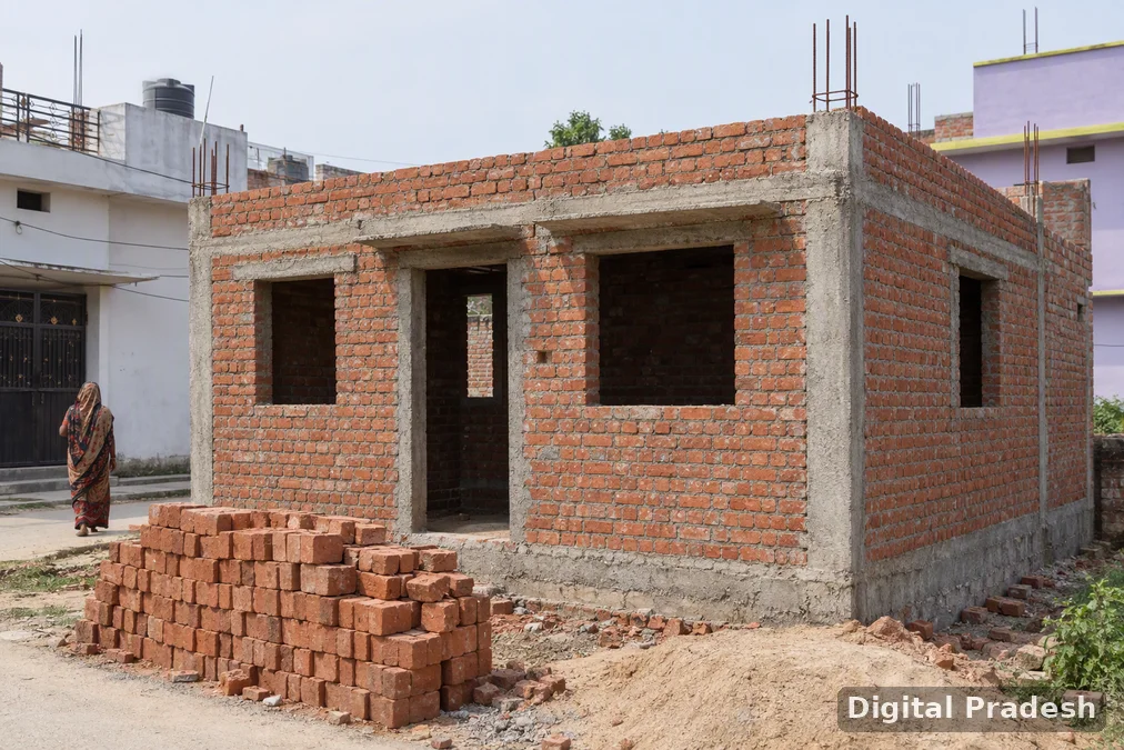 Beneficiary-led housing construction in Bihar under PMAY-U 2.0.